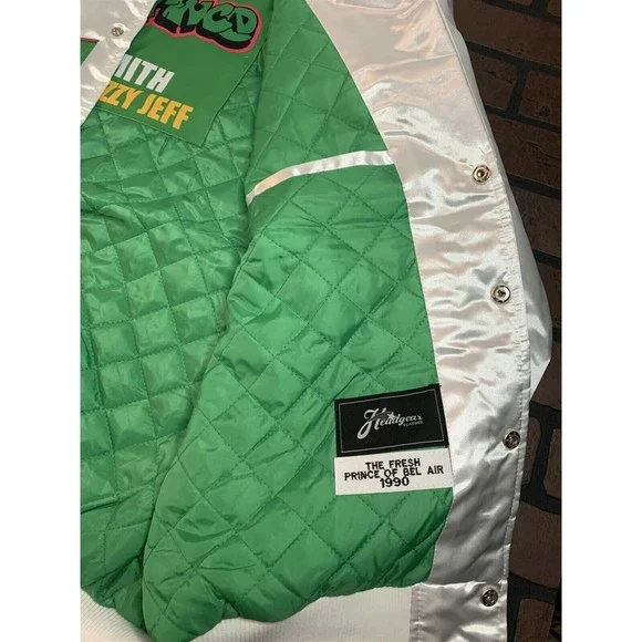 FRESH PRINCE OF BEL-AIR Headgear Classics White Streetwear Jacket~Never Worn~ XL